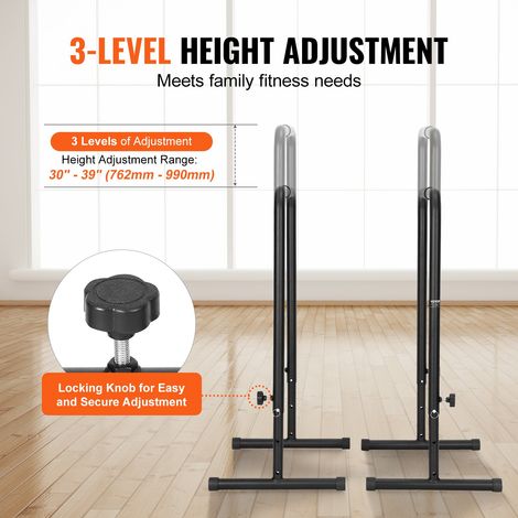 Barre à Dips Capacité de Charge 200 kg 1022 mm Barres Parallèles (1/5)