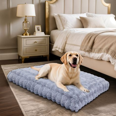 BingoPaw Dog Bed with Removable Washable Cover for Small Medium Large Jumbo Dogs - Grey 105x70x12cm (1/5)