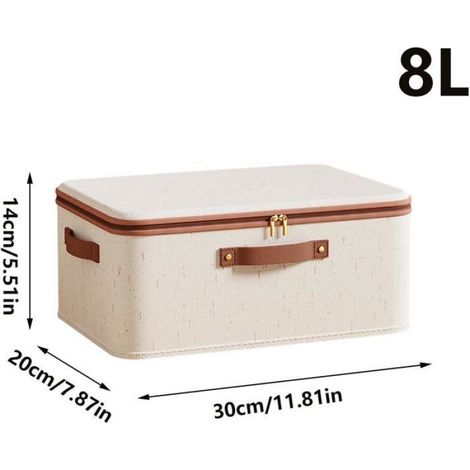Boîte de rangement pour vêtements, grande boîte de rangement pliable - organisateur de rangement cubique (1/4)