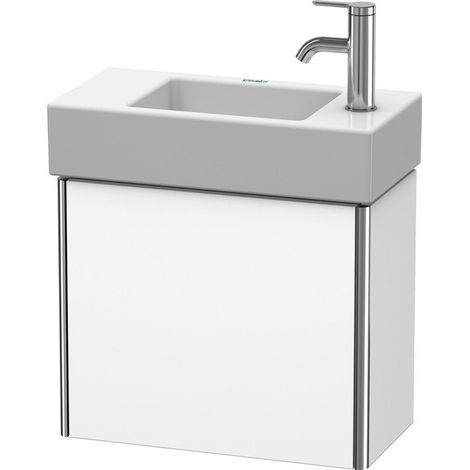 Meuble sous-vasque XSQUARE 397x484x240mm ouverture gauche blanc mat