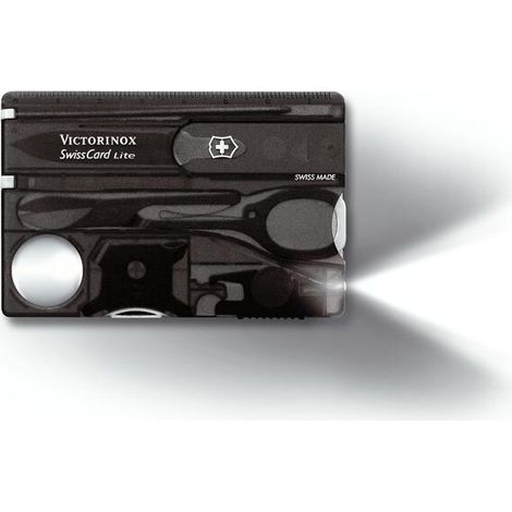 Victorinox SwissCard Lite herramienta multifunción negra compacta