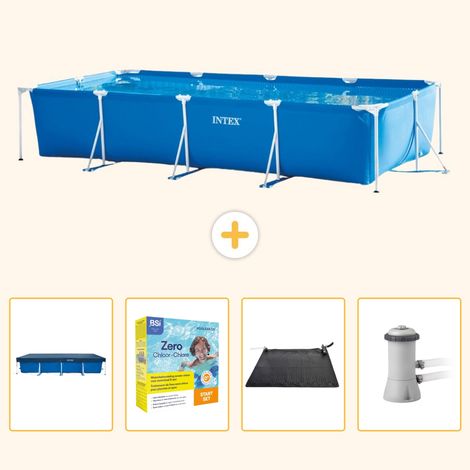 Intex Piscine Tubulaire Rectangulaire - 450x220x84 cm - 5-pièces S60 (1/5)