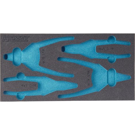Garniture en mousse souple bimatière 163-124L HAZET (1/2)