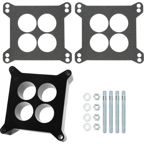 Entretoise de carburateur 1 pouce à 4 trous, style à centre ouvert, de remplacement pour HOLLEY pour moteur SBC BBC (1/5)
