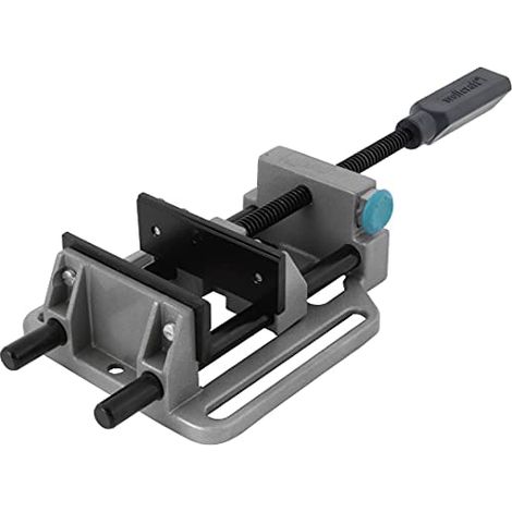 wolfcraft - Morsa universale in fusione di alluminio. Apertura fino a 100 mm - Forza di serraggio fino a 200 kg - cod. 3410000