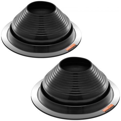 Solin de Toit pour Tuyaux 150-280 mm Étanchéité Toiture Flexible (1/5)