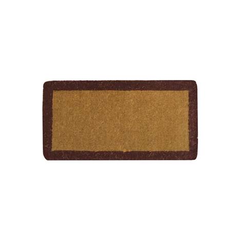 ZERBINO IMPERIALE A FASCIA MARRONE SPESSORE MM.38  cm.40x80, spessore mm.38