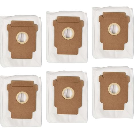 Paquete de 6 bolsas para aspiradora Roomba Essential Q0520 - Capacidad de 2,8 L - Compatible con la serie J i3+ i5+ i8+ j5+ j7+ j9+ 10 Max - Eliminación automática de la suciedad (1/5)
