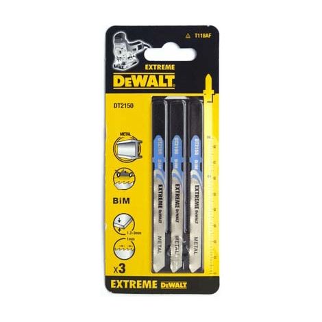 Lama in acciaio al cobalto 76 mm metallo DEWALT spessore 0-2,5 mm - DT2156