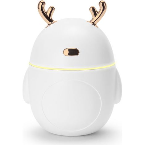 Humidificador Mini - Para Dormitorio Hogar Oficina Viaje y Plantas - Con Luz Ambiental - 1 Unidad (1/5)