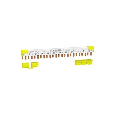 Cet accessoire de connexion est un peigne 12 modules 1P+N 80A pour disjoncteurs Acti9 iDT40. En blanc RAL9003, il est recoupable. Deux accessoires fournis avec cette référence : 1 cache-dents (pour 3