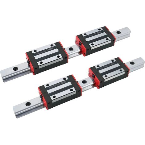 Kit de rail de guidage linéaire, haute durabilité, entretien facile, Kit HGH15CA-a, 1500mm (1/2)