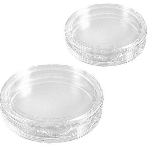 Petite boîte à monnaie en plastique transparent, 10 x 18 mm et 10 x 25 mm (1/5)