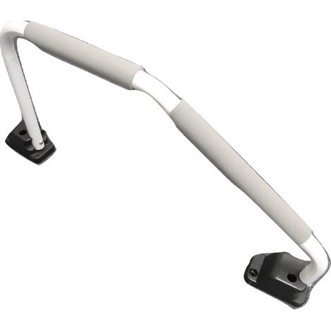 XL White Safety Hand Rail - Caravan Motohome Support Lift Grab Handle Stainless Steel (1/5)
