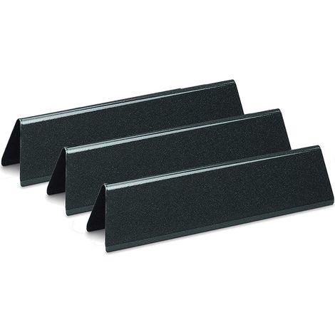 7635 Flavorizer Bars pour Weber Spirit E210, E220, S210, S215 (Commandes frontales), 38,9 cm Acier émaillé pour Weber Spirit 200 & GS4 Spirit II E/S 210, 220, 215, 16GA