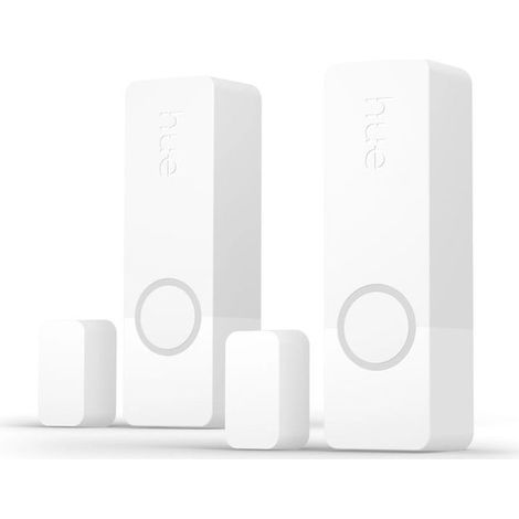 Philips Hue, Sensore di Contatto Secure, Bianco, Doppio Pacco