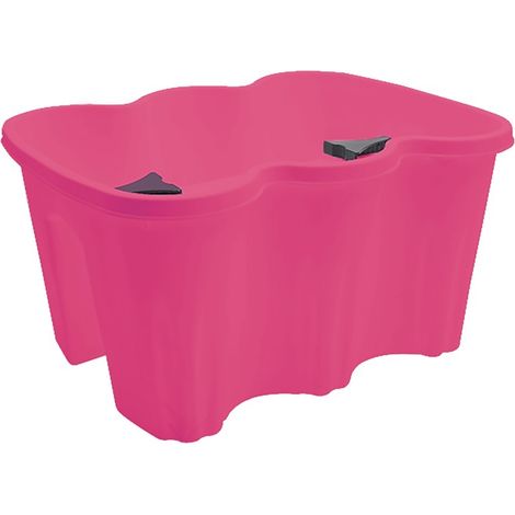 Planteur de balcon rectangulaire art. 120347 plastique polypropylène 37x28x20cm  Couleur: Fuchsia