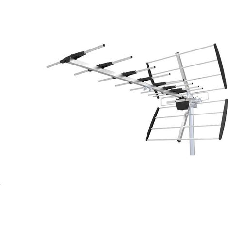 Evicom – Antenne terrestre UHF 9 directeurs – Avec filtre 5G – Rapport A/V 25dB – Manchon d'étanchéité inclus
