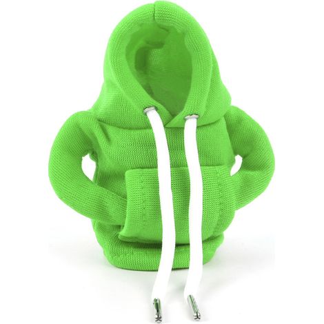 Housse de levier de vitesse de voiture en édition limitée Noël, style sweat à capuche, housse de levier de vitesse et de frein à main - Vert (1/4)