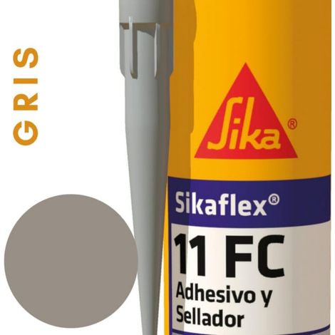 Sikaflex 11 FC Purform Sellador poliuretano multisoportes / Gris Hormigón / 300 ml Cartucho / Pack 12 un