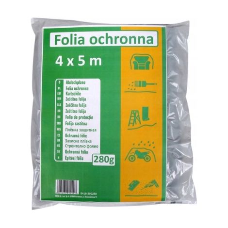 Film de protection pour peinture de construction 280 g 4 x 5 m