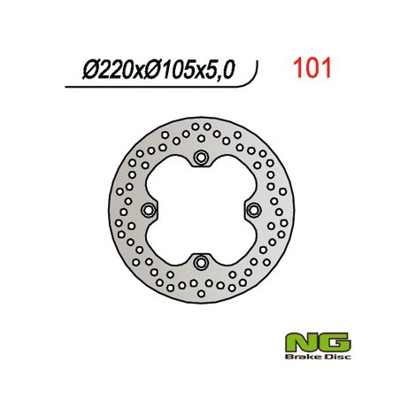 Disco de freno trasero HONDA CBR CBR600F'91-06 CBR1000RR Hornet VTR1000