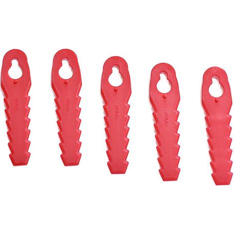 Lames de tondeuse à gazon en dents de scie L85, lames de tondeuse à gazon de jardin, 50 pièces (1/4)