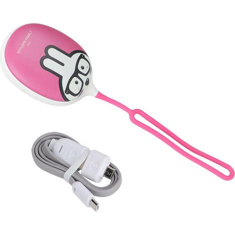 Chauffe-mains USB portable avec motif animaux mignon et lampe LED pour bureau maison (1/5)