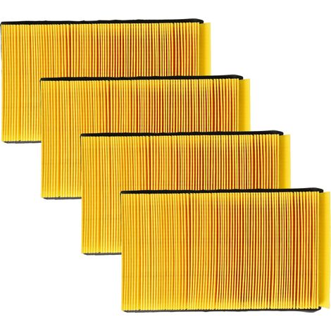 vhbw Set de 4x filtres d'aspirateur compatible avec Festo Festool Cleantec CTL Mini, CTL Midi aspirateur - Filtre principal (1/4)
