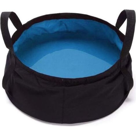 Bassin Pliable Portable Étanche Seau Pliant Camping Extérieur Peche Voyage 8.5 litres (1/4)