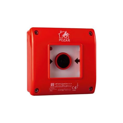 Interrupteur incendie Spamel 1r verre protecteur auto-libérant (1/2)