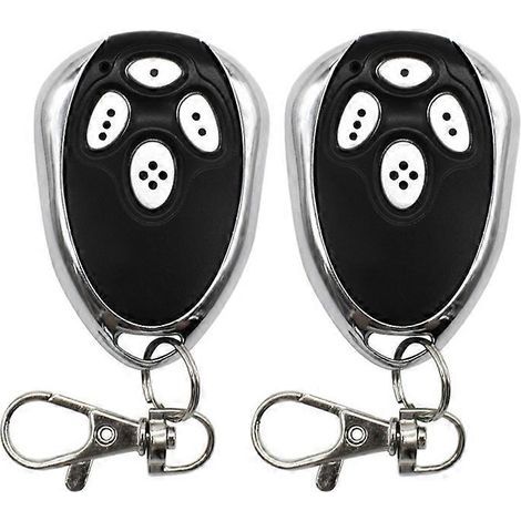 2PCS Garage Gate Remote Control for Alutech AT-4 AR-1-500 AN-Motors AT-4 ASG1000 AT4 AT 433MHz Rolli Black & silver (1/5)