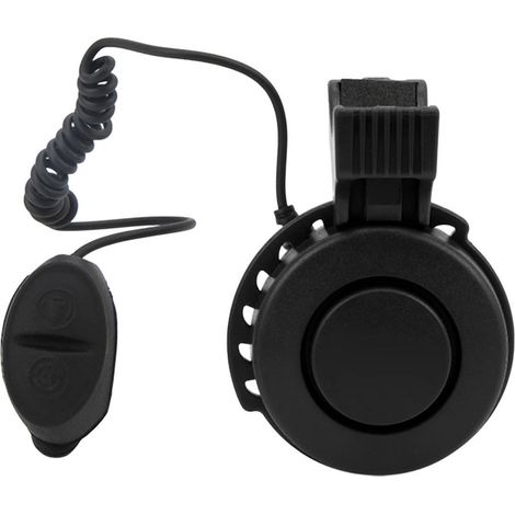 Avertisseur sonore pour vélo électrique, étanche, rechargeable par USB, noir, pour guidon de VTT, vélo de route et trottinette