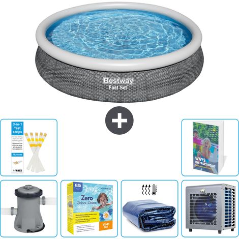 Bestway Piscina Bestway Fast Set Redonda - 366x76 cm - 7-piezas S331 (1/5)