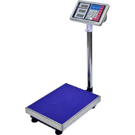 Trade Shop - INDUSTRIEWAAGE MIT PLATTFORM BIS 150 KG MIT LCD-DISPLAY CW585 -
