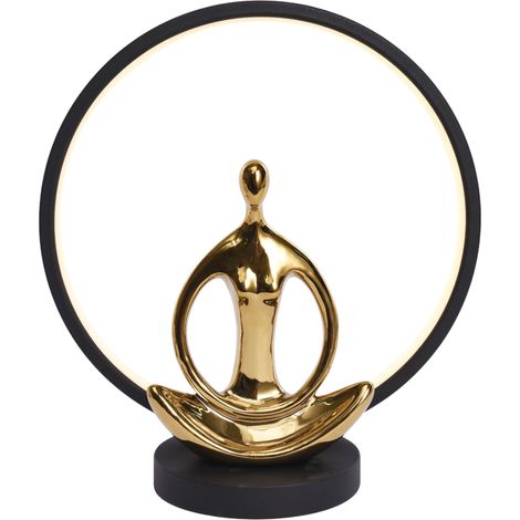 Lampada da tavolo bimbi nero oro LED 4W Yoga Zuma Line (1/4)