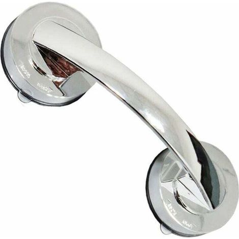 Poignée de Porte à Ventouse, Réfrigérateur Poignée de Porte de Salle de Bain,Bec de Cane,Solide et Exquis,Parfait pour Salle de Bain (Argent) (1/4)