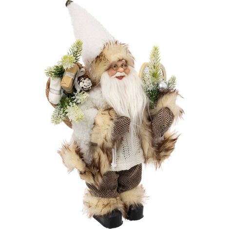 Leuchtender Weihnachtsmann 30cm - Atmosphera créateur d'intérieur