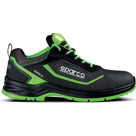 SPARCO SCARPE FORESTER S3 NERO VERDE FLUO TG 36- 1,0 pz