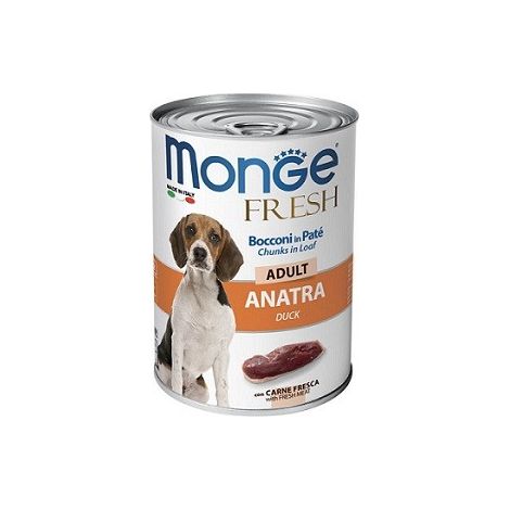 Monge Dog Fresh Adult Anatra - Monge Dog Fresh Adult Anatra - Lattina Da 400 Gr