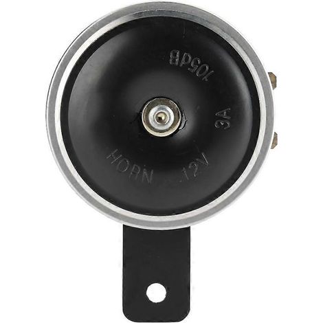 Bocina metálica impermeable universal de 3 pulgadas, 12 V, 1105 dB, súper potente, para coche, vehículo, camión y motocicleta. (1/4)