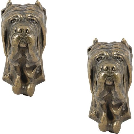 Mastino Napoletano - statuetta di cane, busto da appendere, decorazione unica per gli amanti dei cani di Art-Dog (1/5)