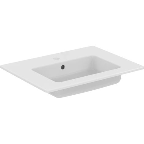 Ideal Standard Eurovit - Mueble con lavabo, 55x60x44 cm, 2 cajones, nogal R0572Y9 (1/5)