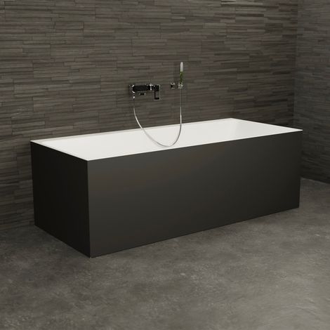 Baignoire Ilot Cobalt 170 noire 170 x75 x56 cm, by SPALINA (1/5)
