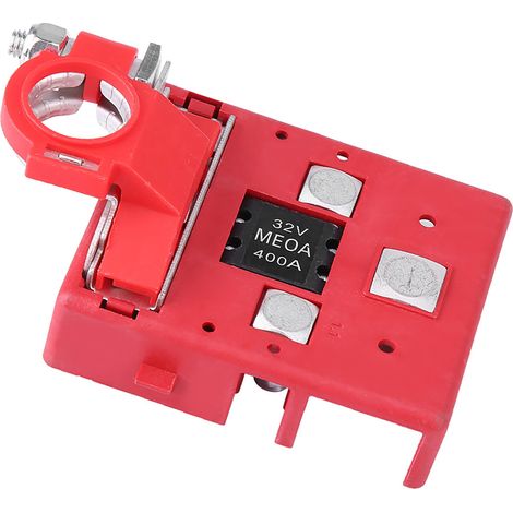Distributeur de batterie 32V 400A avec fusible, bornes et pinces à déconnexion rapide pour caravane et camping-car, connecteur électrique robuste (1/5)