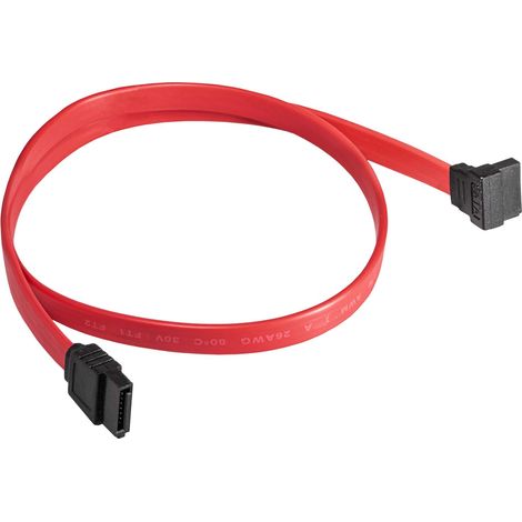 SATA-zu-SATA-III-Kabel Akyga AK-CA-51 6 Gbit/s, 90° abgewinkelt für Festplatten, 50 cm (1/2)