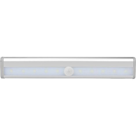 10-LED-Schrankleuchte, USB-aufladbar, mit Bewegungsmelder