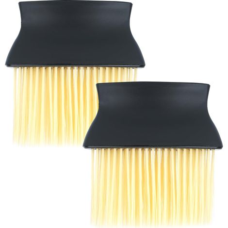 Sollbry Nettoyage Voiture - 2 Brosses de Nettoyage, Plumeau et Brosse de Detailing Automobile, Brosse de Détail à Poils Doux pour Intérieur et Extérieur, Enlève Poussière et Saleté (Jaune)