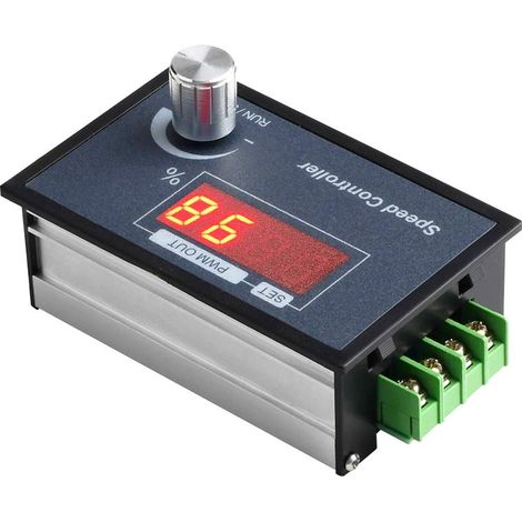 Contrôleur de vitesse de moteur DC, PWM DC 6-60 V 12 V 24 V 36 V 48 V 30 A Régulateur de vitesse réglable en continu avec interrupteur marche/arrêt