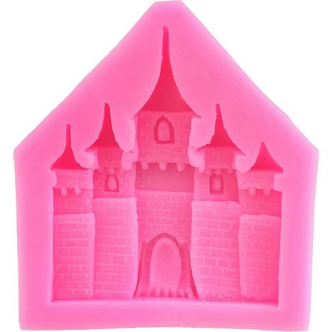 Silikon-Material Burg Fondantform DIY Burg Schokolade Silikon Bonbonformen (1/5)